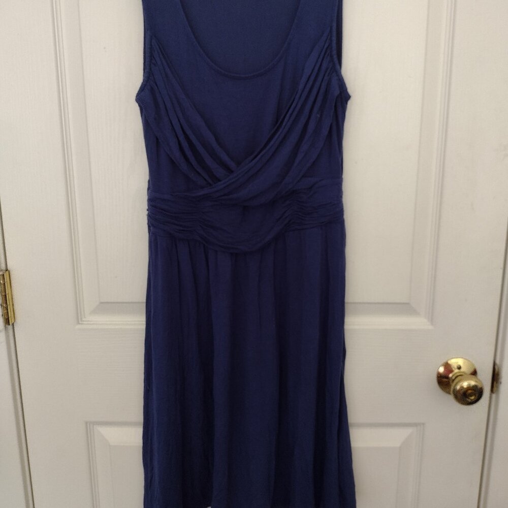 Navy Elle No-Sleeve Dress (Women's S)